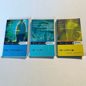 Set of‎ three (3) books Forbidden Doors by Bill Myers